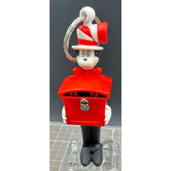 Dr. Seuss Cat In The Hat Burger King Toy Keychain 2005 Christmas Ornament - Picture 1 of 4